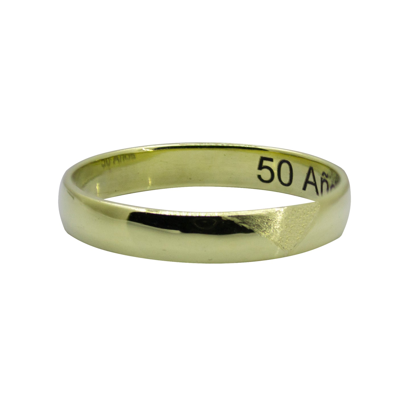 Argollas de Matrimonio 50 años Oro Verde 14K