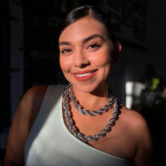 Cadena Santa Anna Diamante 15mm - 44 pulgadas